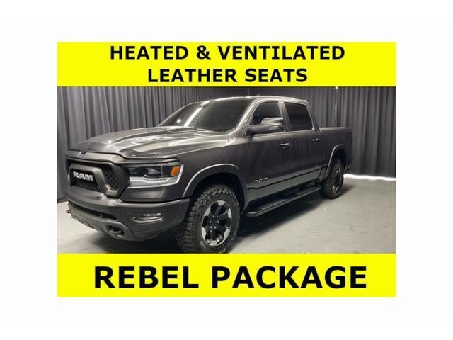 2024 RAM 1500 Rebel in Granite — front three-quarter view