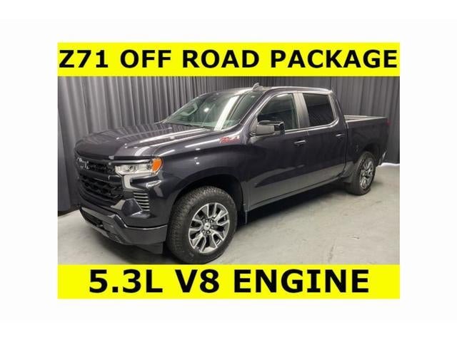 2024 Chevrolet Silverado 1500 RST in Dark Ash Metallic — front three-quarter view