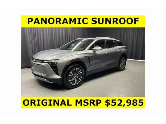 2025 Chevrolet Blazer EV LT in Sterling Gray Metallic — front three-quarter view