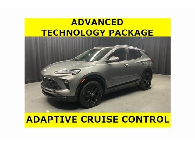 2024 Buick Encore GX Sport Touring in Moonstone Gray Metallic — front three-quarter view