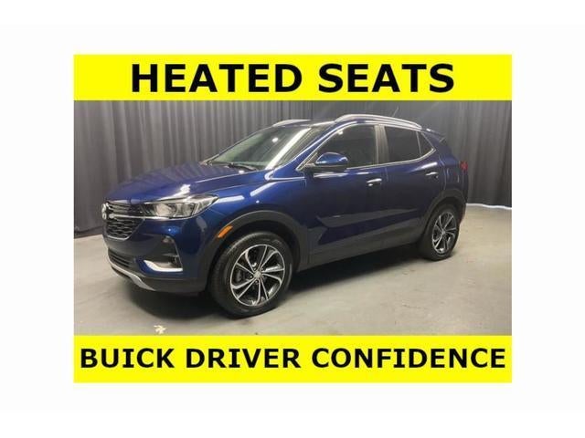 2023 Buick Encore GX Select in Sapphire Metallic — front three-quarter view